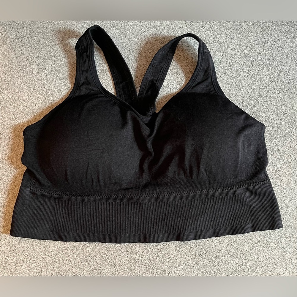 Black Women's Sports Bra